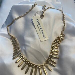 Lucky Brand Gold Statement Necklace